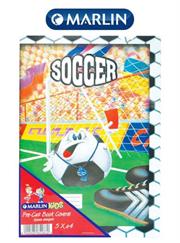 Marlin Kids A4 Precut Book Covers Fancy Designs Sports