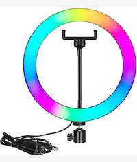 Nesty 12 Inch Multipurpose USB Powered Selfie RGB LED Ring