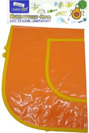Marlin Multi Purpose Kids Plastic Aprons Orange – Made From