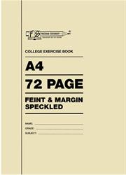Freedom A4 College Exercise Book Feint and Margin 72 Page