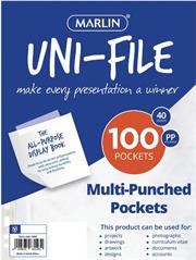 Marlin A4 File Pockets Sleeves 100's