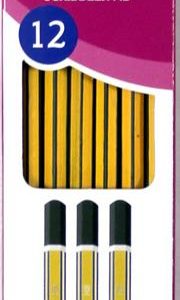 Marlin Scribblers HB end dipped pencil Blue and Yellow