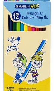 Marlin Kids Colour Pencils Long Triangular