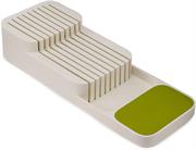 Casey Compact 2 Tier Knife Organiser White