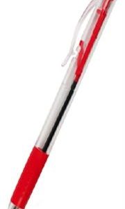 Foska Retractable Red Ball Pen 1.0mm
