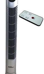 ALVA AIR 92CM PLASTIC TOWER FAN - SILVER