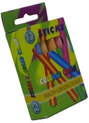 Brainware Kids Coloured Chalk Pack of 12
