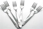 Casey Catering 6 Piece Stainless Steel Dinner Dessert Forks