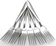 Casey Catering 6 Piece Stainless Steel Dinner Dessert Forks