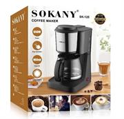 Sokany Black And Silver 900ml Coffee Maker