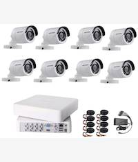 Hikvision 8 Channel 720p DIY Kit Complete Installation Kit