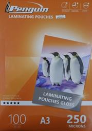 Penguin A3 Laminating Gloss Pouches 100pcs Pack 250 Microns