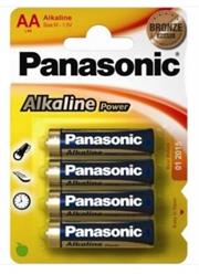 Panasonic Alkaline Power AA Batteries 4 Pack