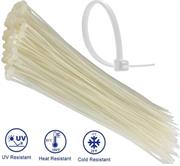 Noble Nylon Cable Ties 4.8 x 300mm Pack of 100 White