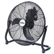 Salton High Velocity 40cm Black Floor Fan