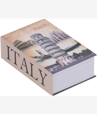 HOMESAFE PAPERBACK METAL BOOK SAFE ITALY