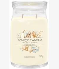 Yankee Candle Soft Wool And Amber Signature Large Jar