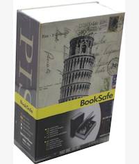 HOMESAFE PAPERBACK METAL BOOK SAFE PISA