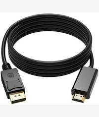 UNIQUE DISPLAY PORT TO HDMI CABLE 1.8M