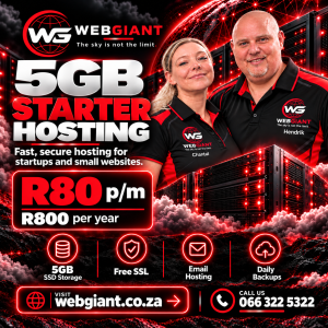 5 GB Monthly Starter Hosting