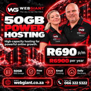 50 GB Monthly Power Hosting