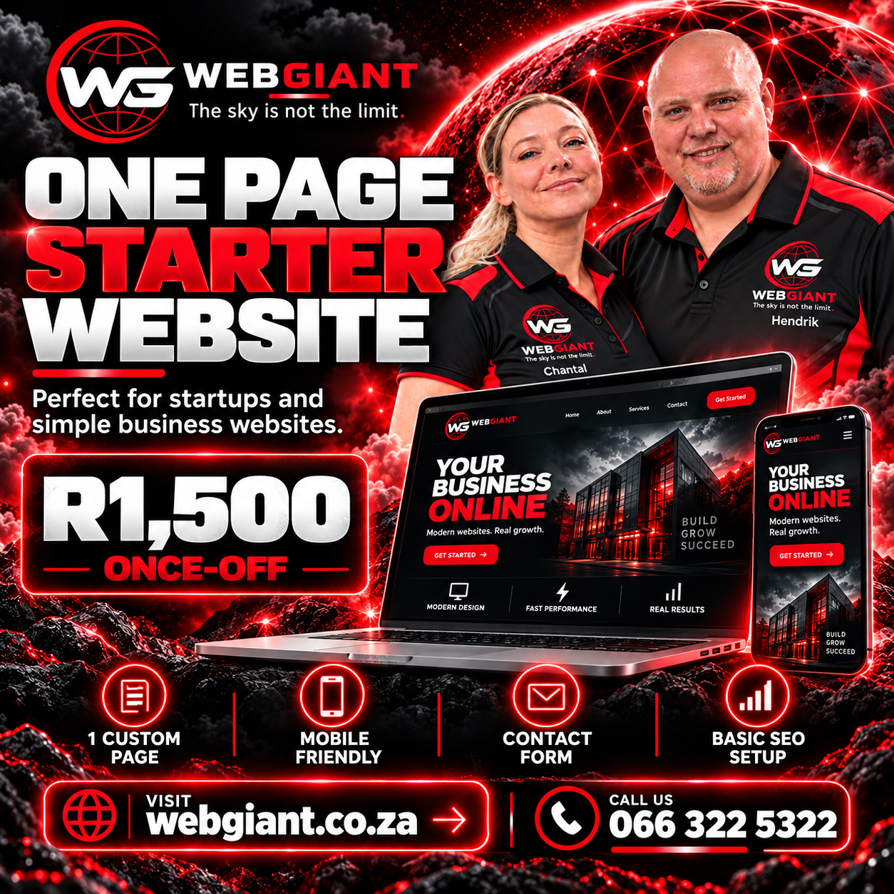 1-Page Starter Website