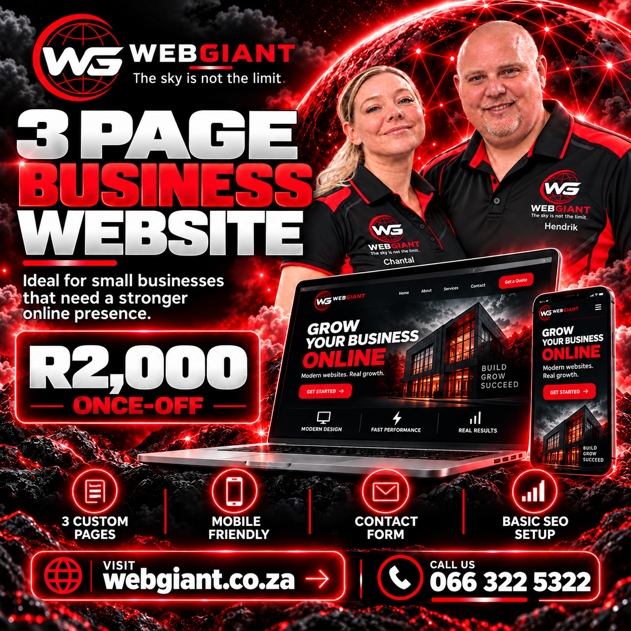 3-Page Business Website